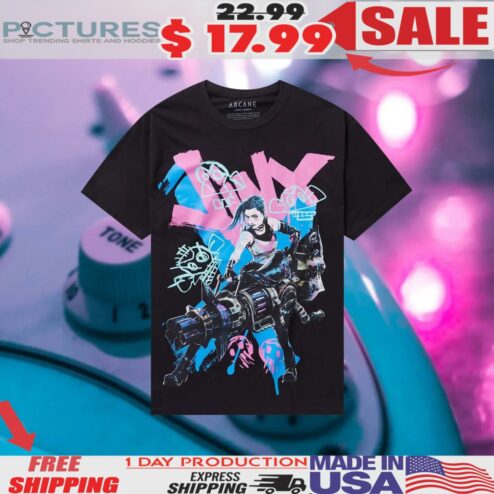 Arcane Jinx Graffiti Jumbo Graphic Shirt