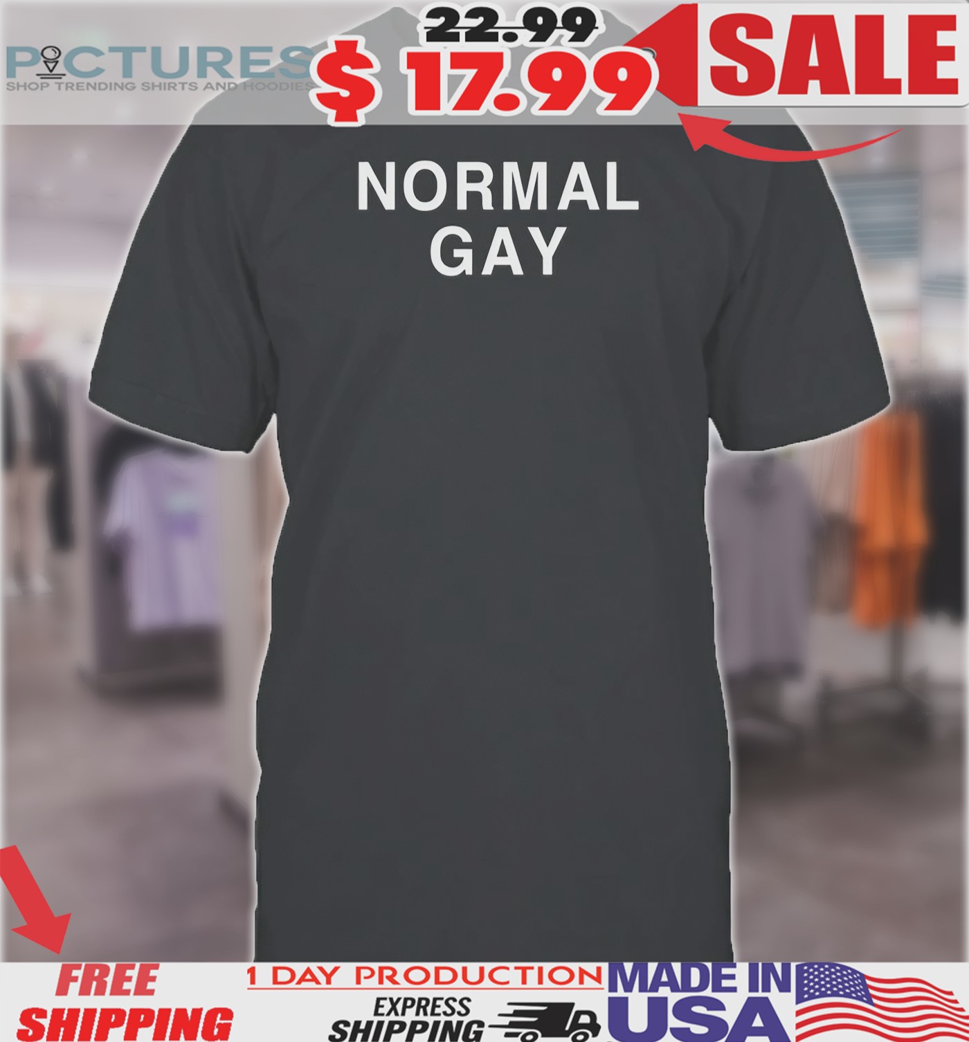 Arielle Scarcella Normal Gay LGBTQ Pride Shirt