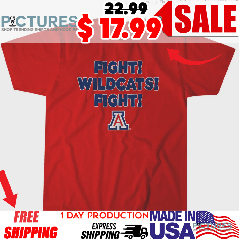 Arizona Wildcats Team Slogan Fight Wildcats Fight Shirt