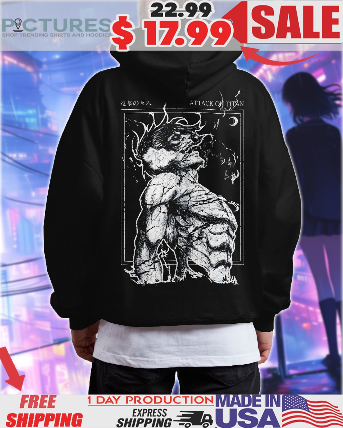 Attack On Titan Doomsday Titan Eren Titan Manga Shirt