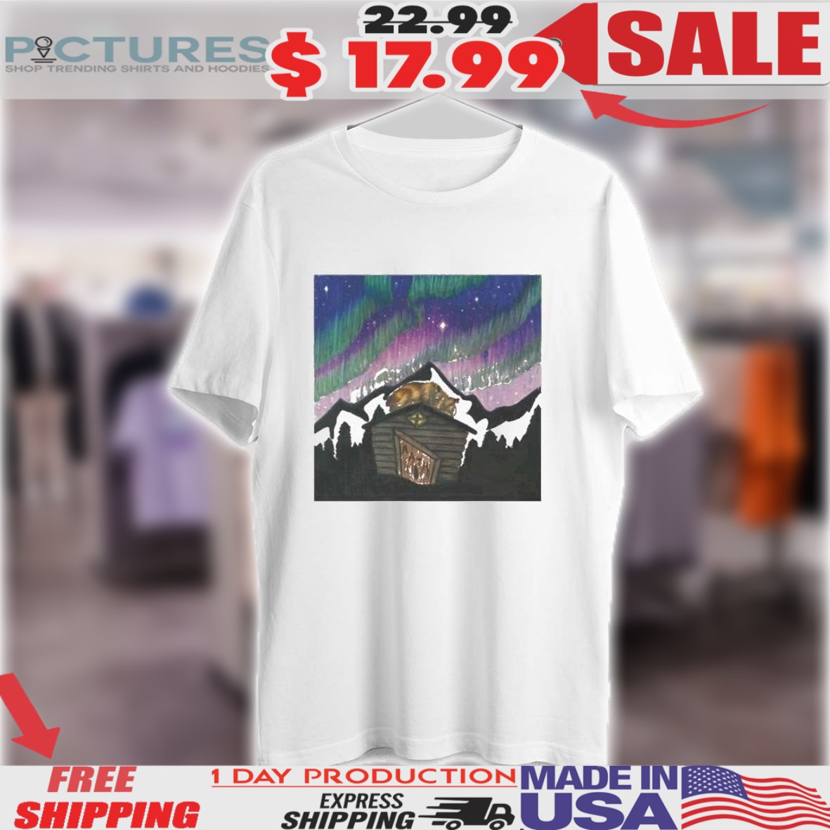 Ax And The Hatchetmen Bear On The Roof Shirt