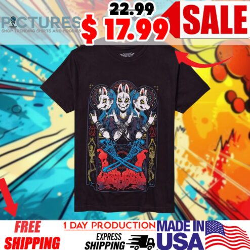Babymetal Fox Mask Devil Horns Shirt