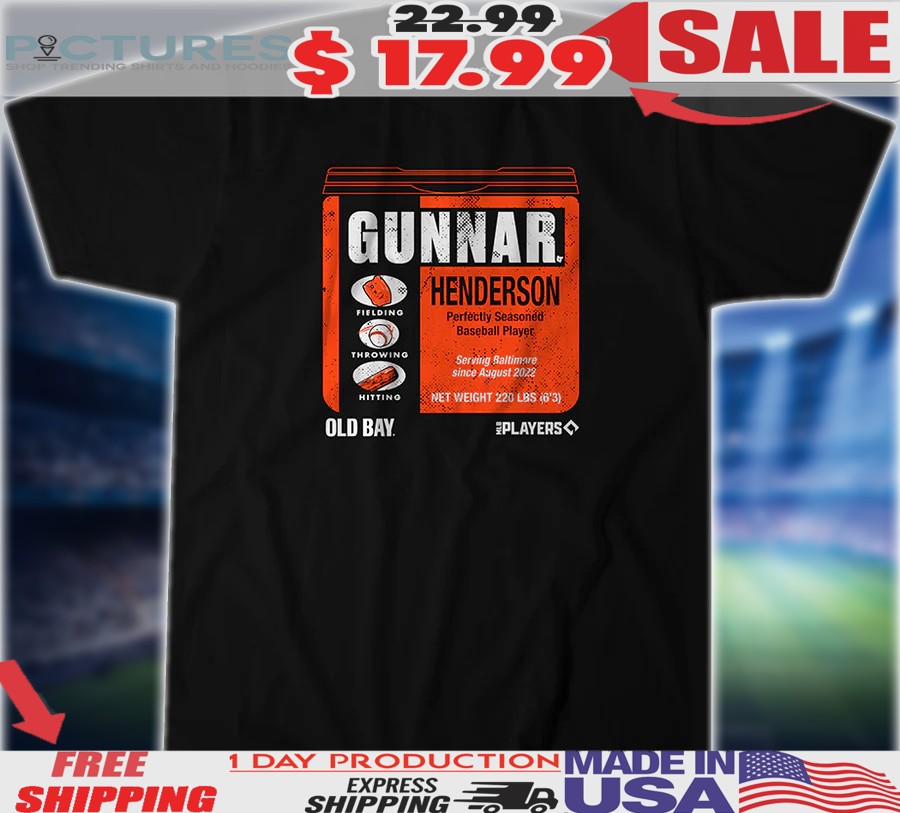 Baltimore Orioles Gunnar Henderson Old Bay Can Shirt