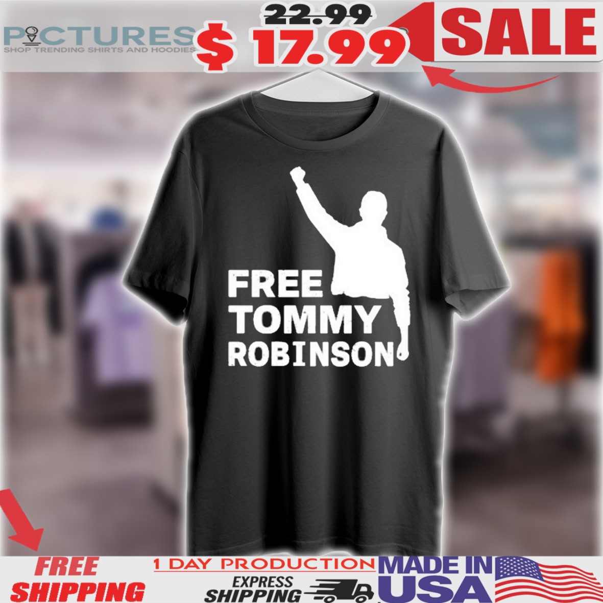 Basil The Great Free Tommy Robinson Shirt