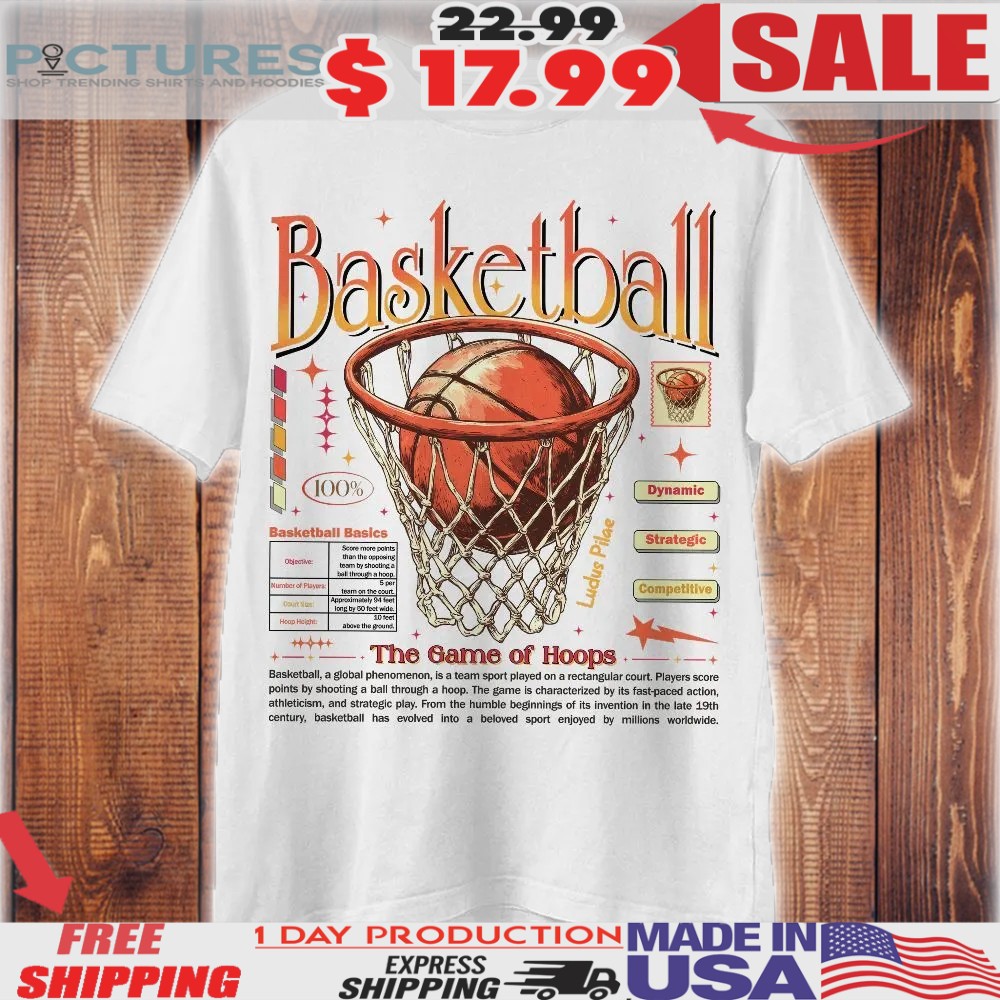 Basketball Knowledge The Game Of Hoops Sport Anatomy Basketball Novelty Graphic Shirt