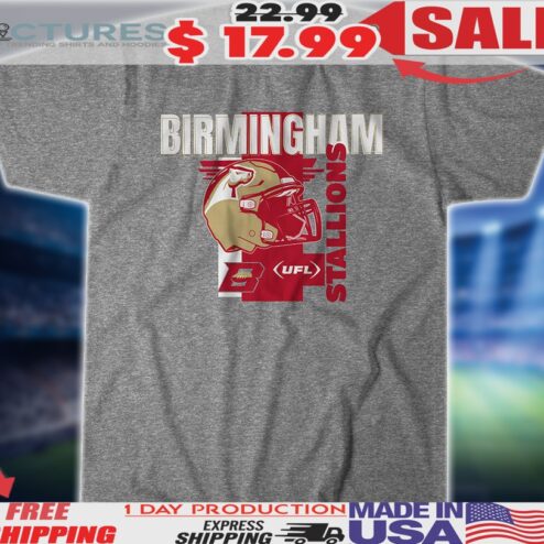 Birmingham Stallions Football Helmet Frame 2025 Shirt