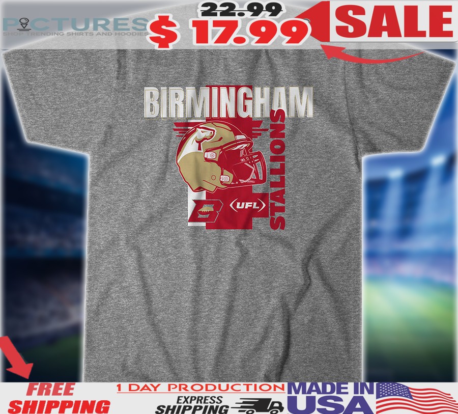 Birmingham Stallions Football Helmet Frame 2025 Shirt
