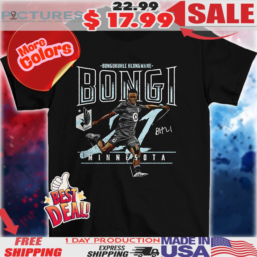 Bongokuhle Hlongwane Minnesota United feature vintage pose shirt