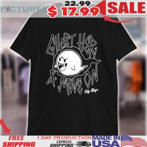 Boo Super Mario Ghost Her And More On City Boy’s Shirt
