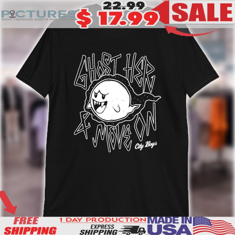 Boo Super Mario Ghost Her And More On City Boy’s Shirt