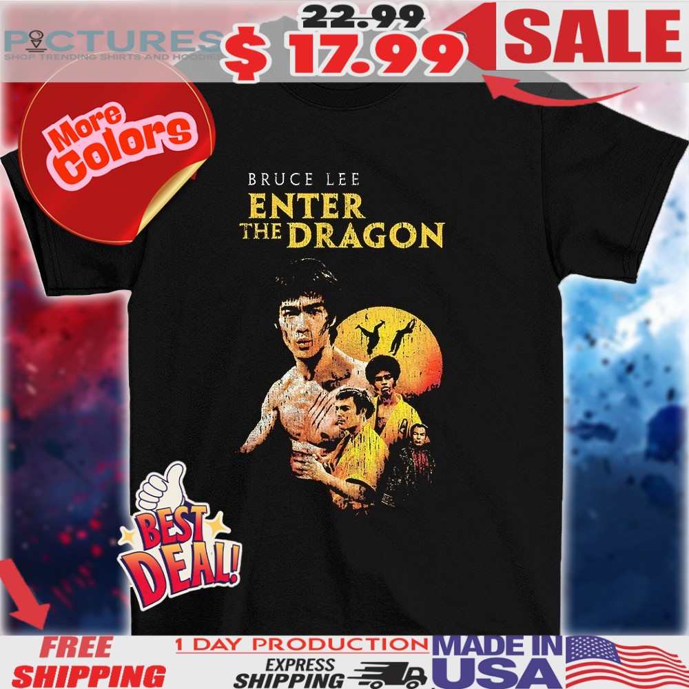 Bruce Lee enter the dragon vintage shirt