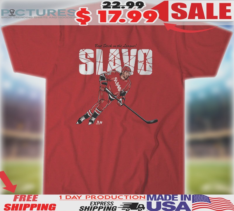 Carolina Hurricanes Jaccob Slavin Best Stick In The League Slavo Shirt