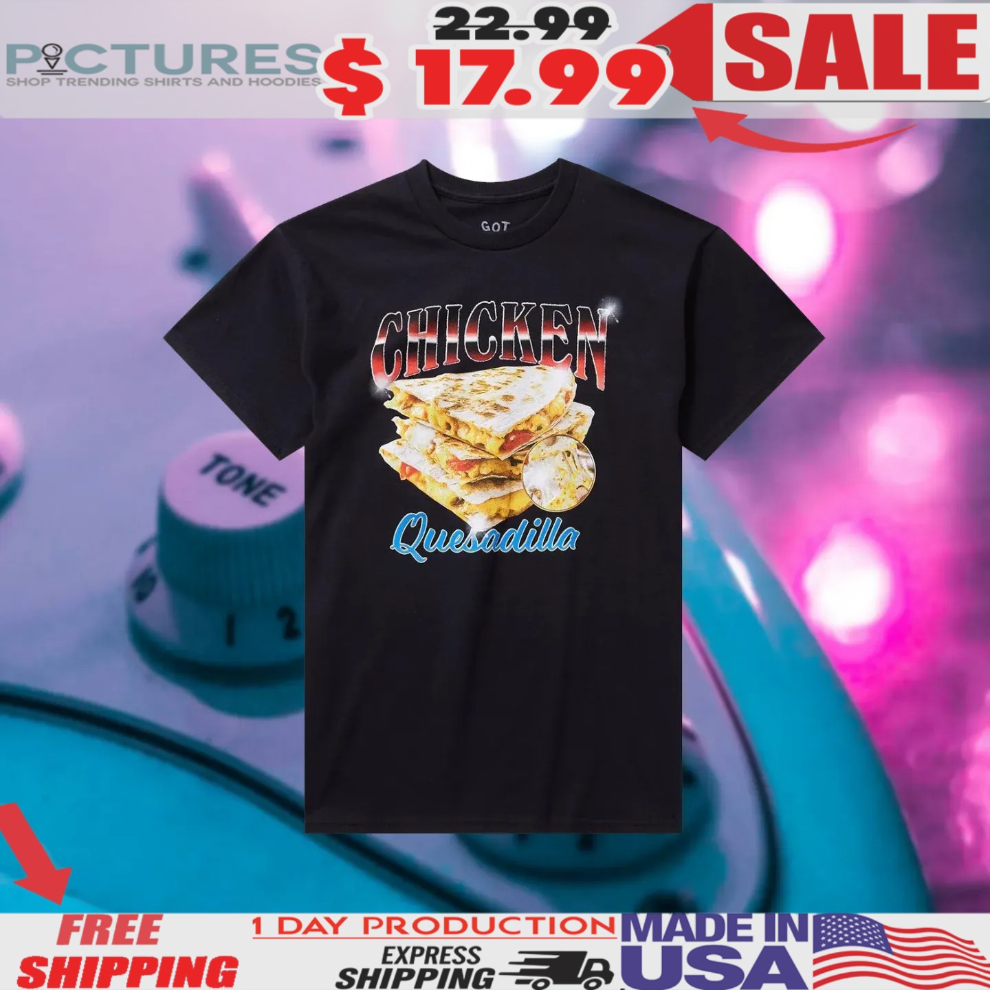 Chicken Quesadilla Graphic Shirt