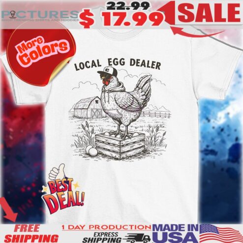 Cool Chicken lady local egg dealer shirt