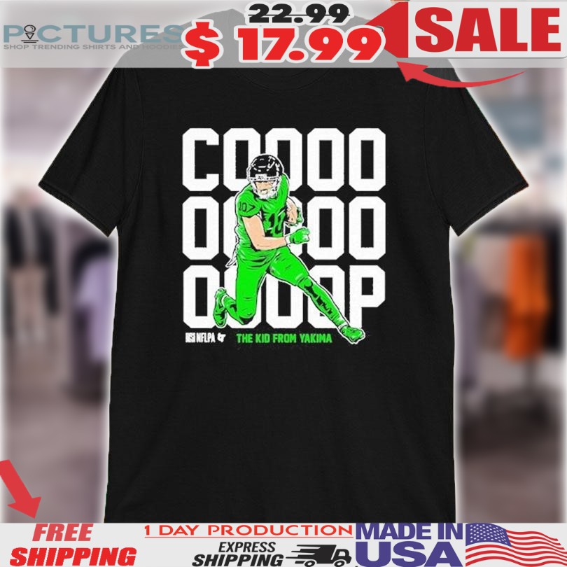 Cooper Kupp Coooooooop The Kid From Yakima Seattle Seahawks NFLPA Shirt