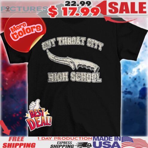 Cut throat city high school vintage shirt