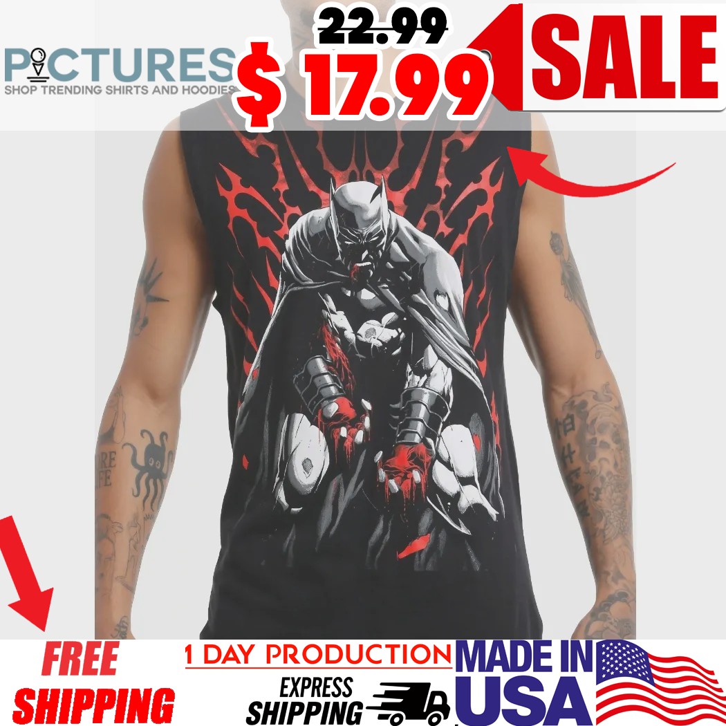 DC Comics Batman Blood Metal Muscle Shirt