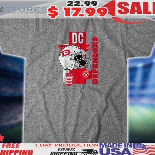 DC Defenders Football Helmet Frame 2025 Shirt