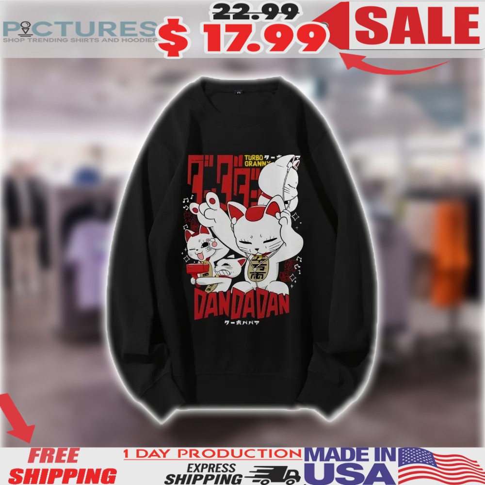 Dandadan Turbo Granny Cat Anime Shirt
