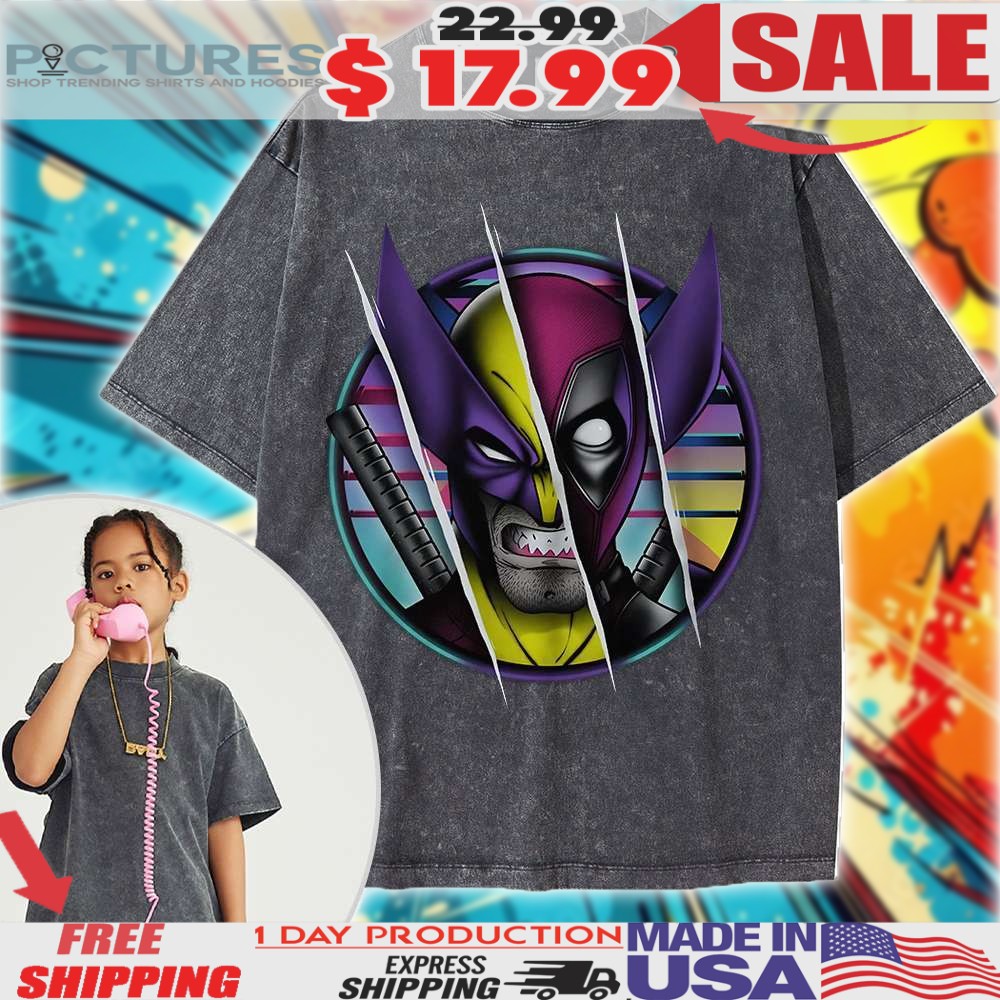 Deadpool vs Wolverine Marvel Comics For Kids Shirt