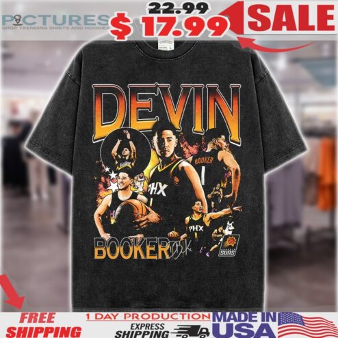 Devin Booker Phoenix Suns Vintage Bootleg Shirt