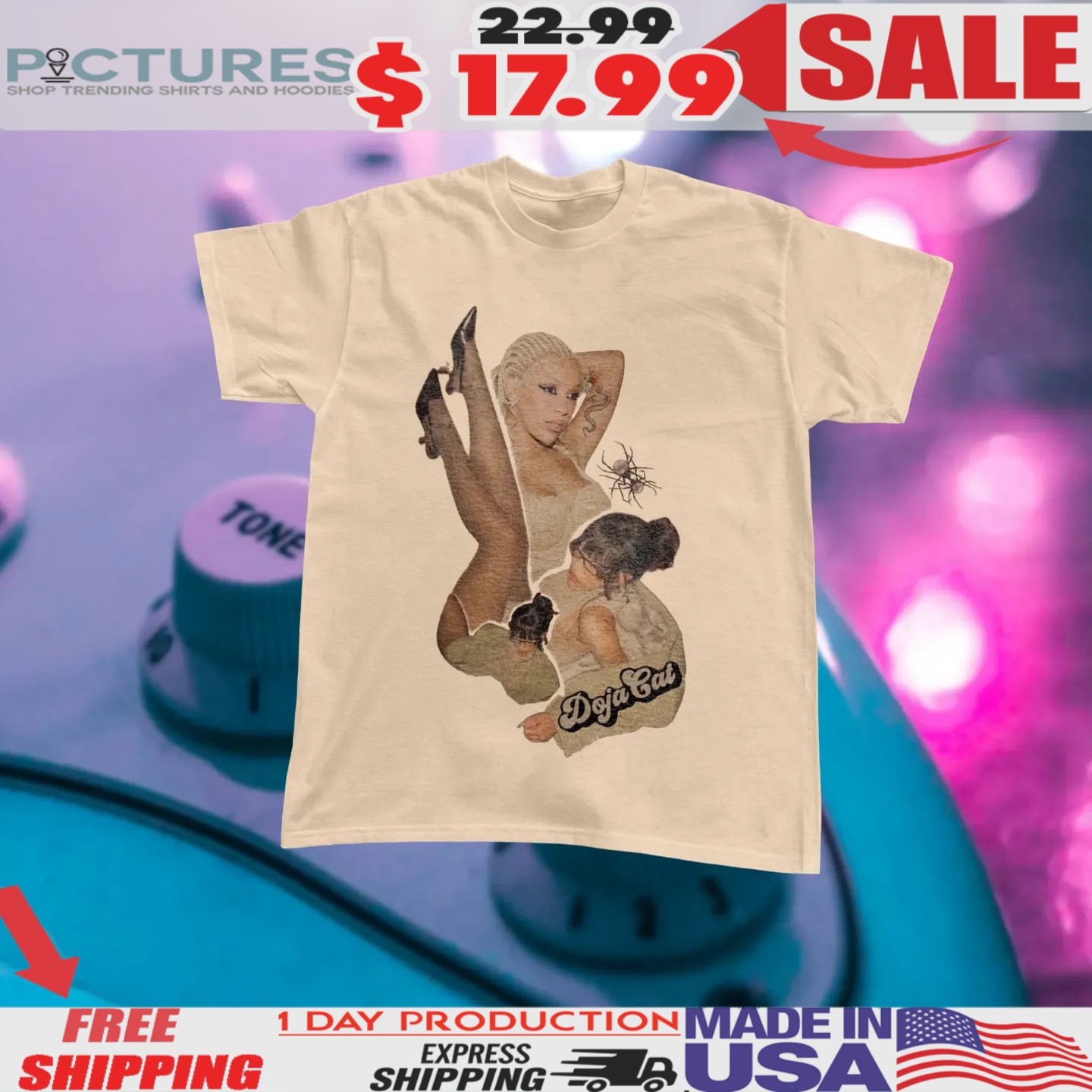 Doja Cat Sexy Pose Vintage Shirt