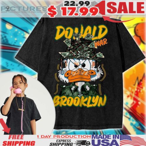 Donald Duck Brooklyn Cartoon For Kids Shirt