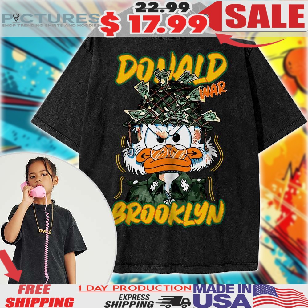 Donald Duck Brooklyn Cartoon For Kids Shirt