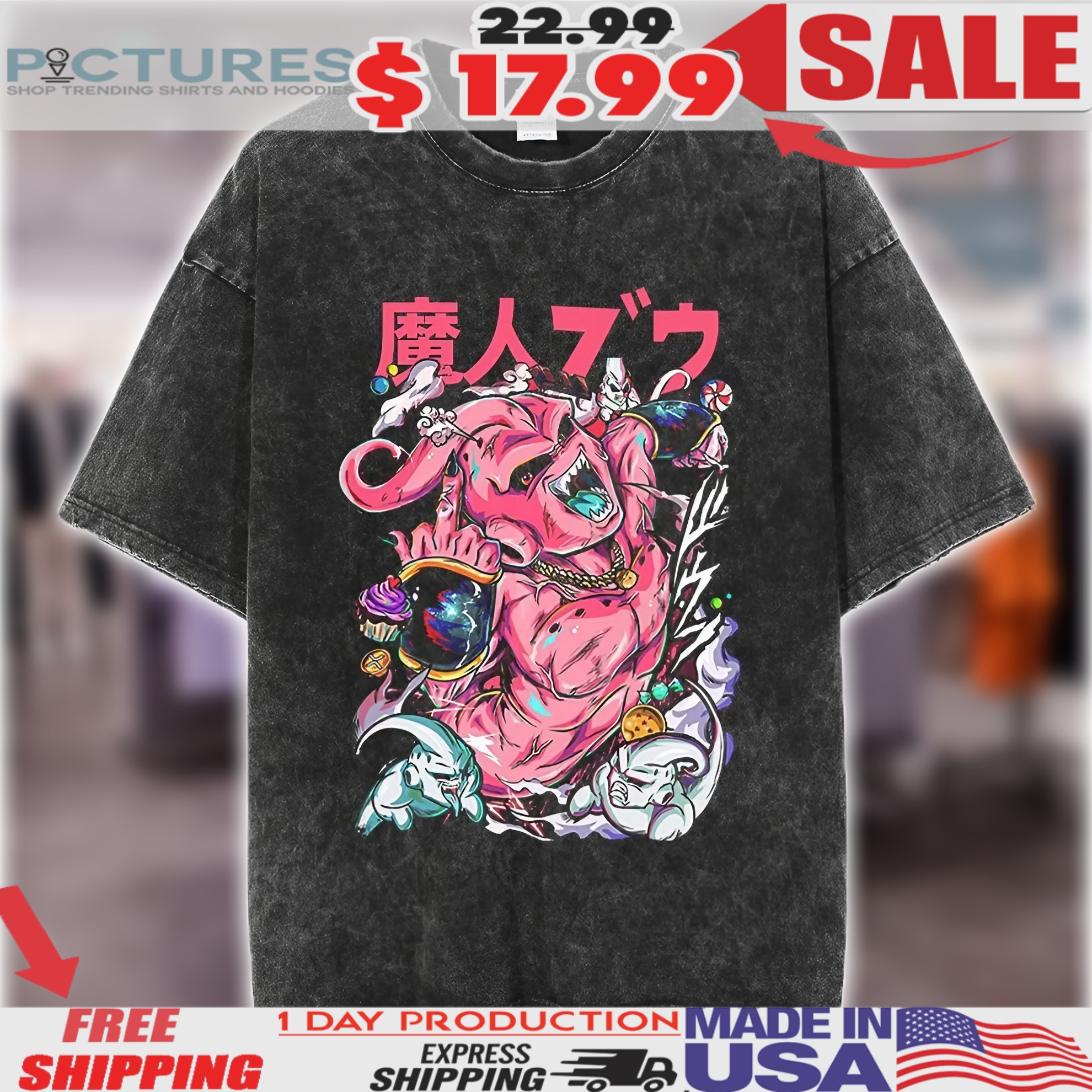 Dragon Ball Majin Buu Anime Shirt