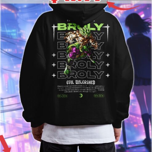 Dragon Ball Super Broly Evil Unleashed Saiyan Power Anime Vintage Shirt