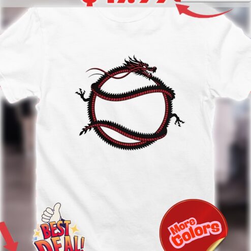 Dragon Ball design paint shirt