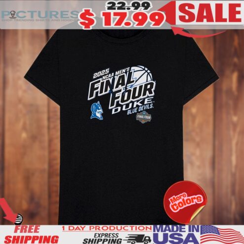 Duke Final Four Hoodie Duke Blue Devils Champion 2025 Shirt