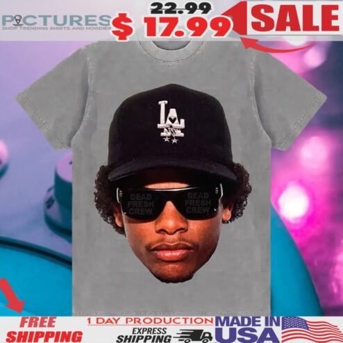Eazy-E Rapper Los Angeles Dodgers Big Face Shirt
