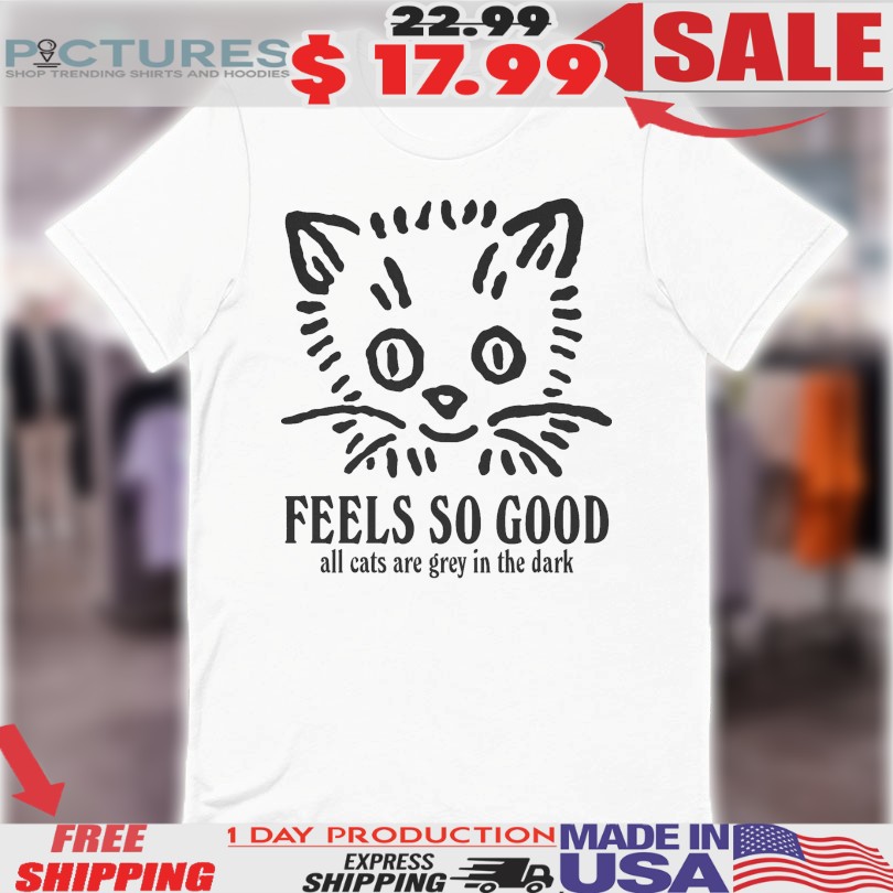 Feels So Good All Cats Are Grey In The Dark Shirt