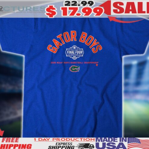 Florida Basketball Gator Boys Final Four 2025 NCAA Men's Basketball Championship Shirt