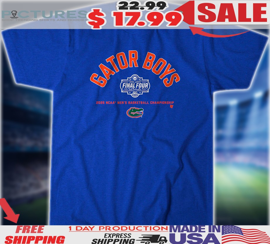 Florida Basketball Gator Boys Final Four 2025 NCAA Men's Basketball Championship Shirt