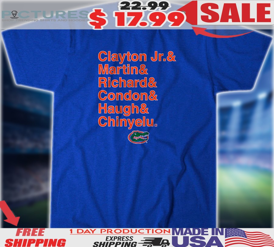 Florida Gator Basketball Clayton Jr. & Martin & Richard & Condon & Haugh & Chinyelu Shirt 1 Picturestees Customized Gifts