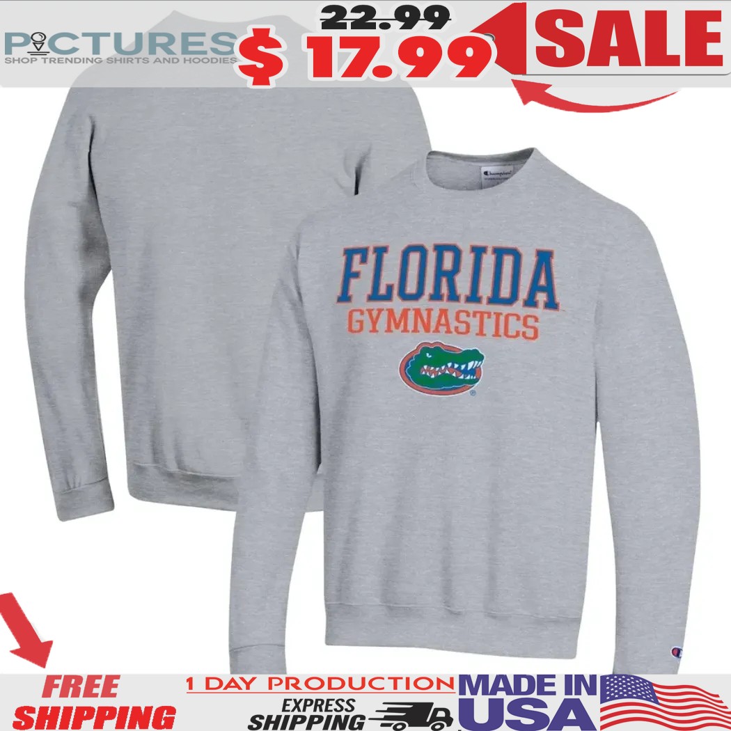 Florida Gators Champion Gymnastics Stack Powerblend Champion Mascot Shirt