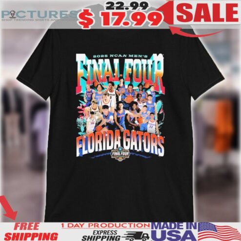 Florida Gators NCAA Men’s Final Four Team 2025 Shirt