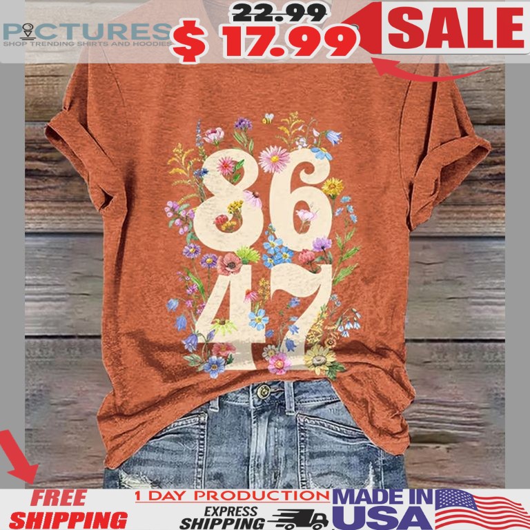 Flowers 8647 Retro Shirt