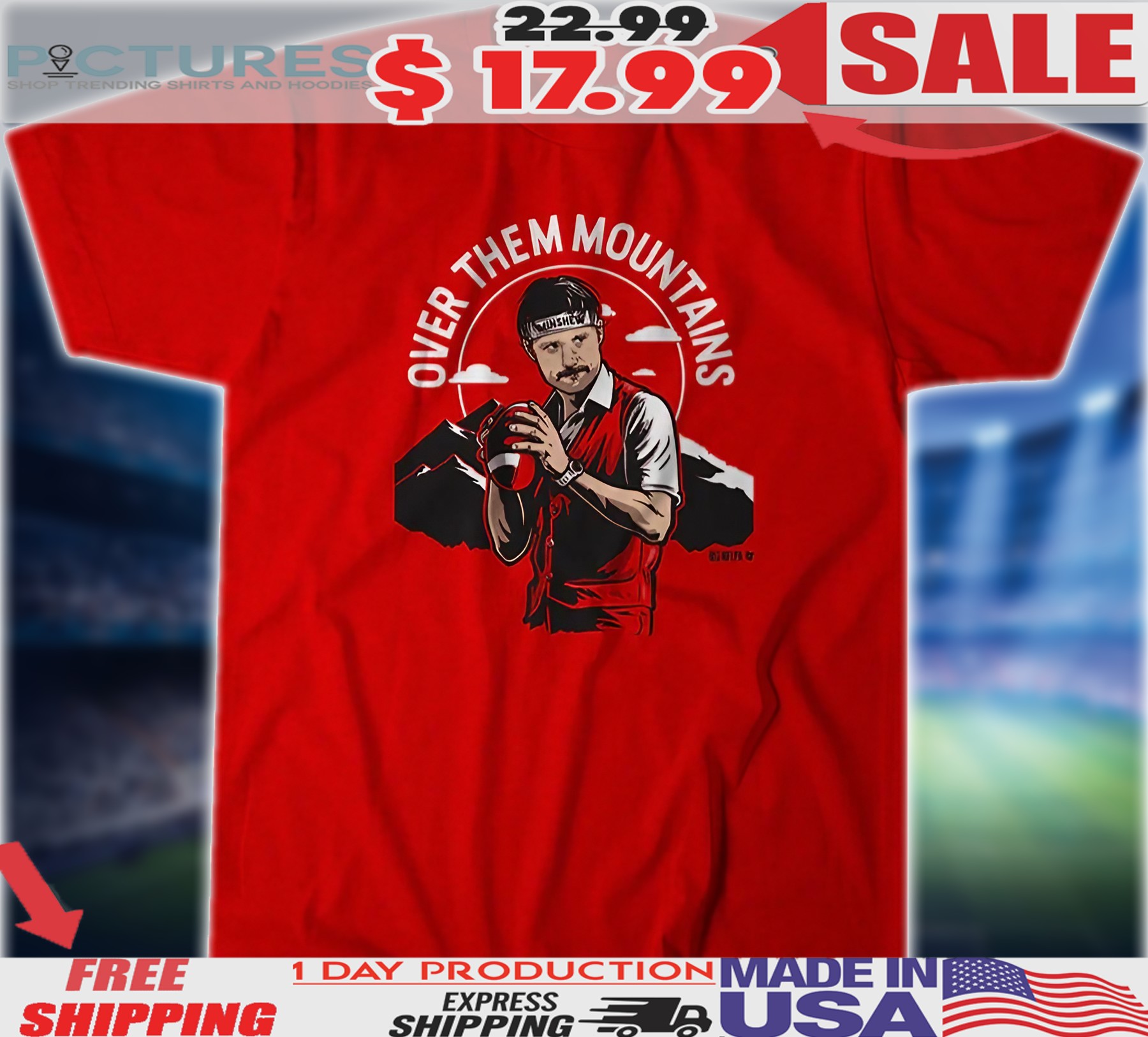 Gardner Minshew Over Them Mountains Kansas City Chiefs NFL Shirt