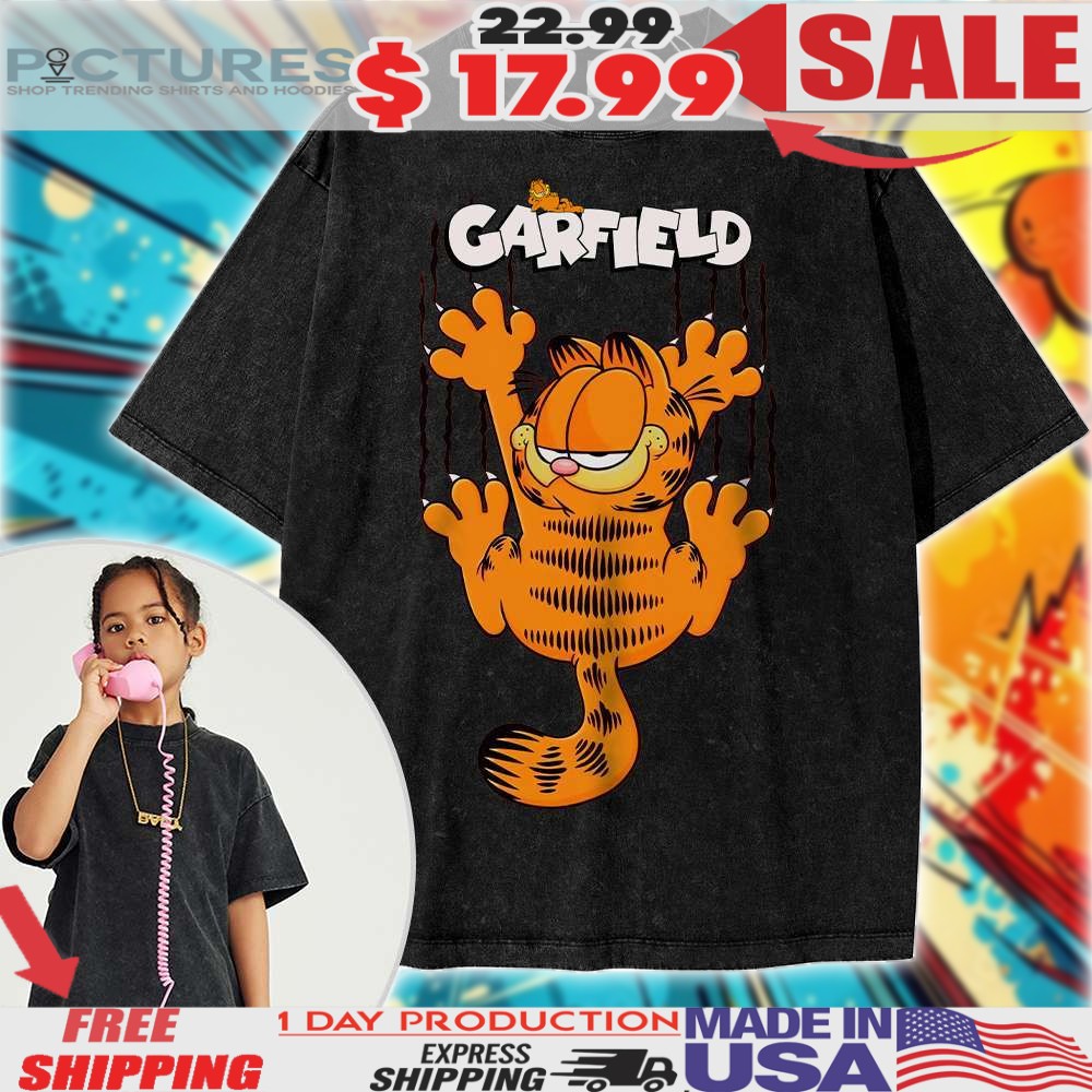 Garfield The Cat Animated For Kids Shirt