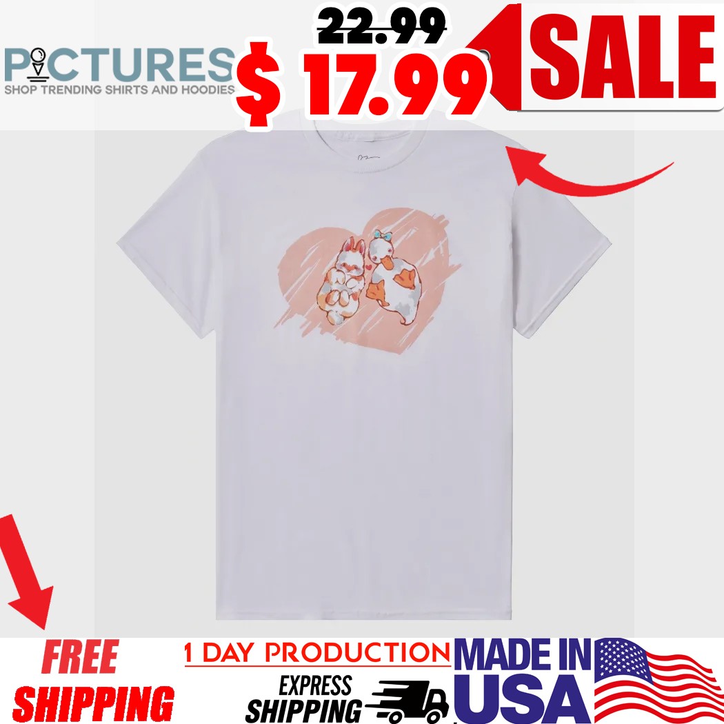 Goose and Bunny Heart Shirt