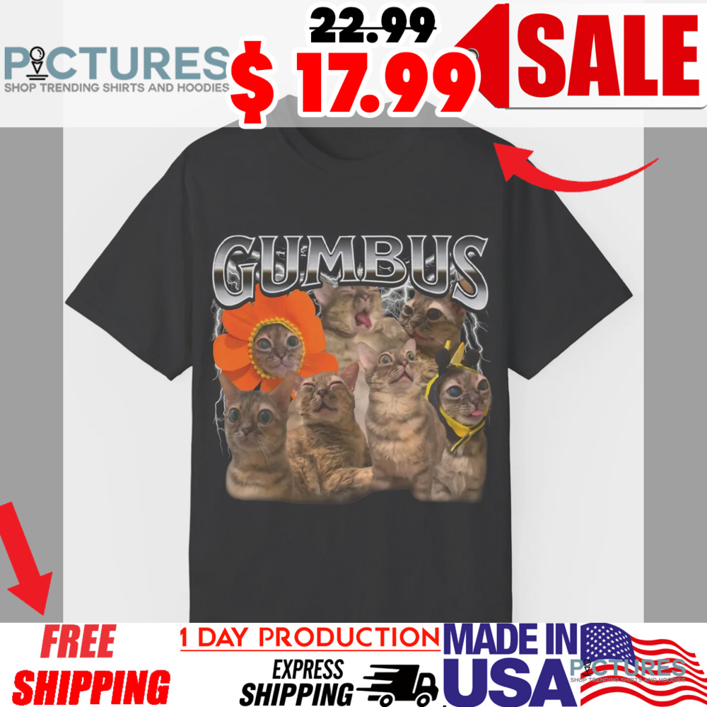 Gumbus Vintage Bootleg Funny Cat Shirt