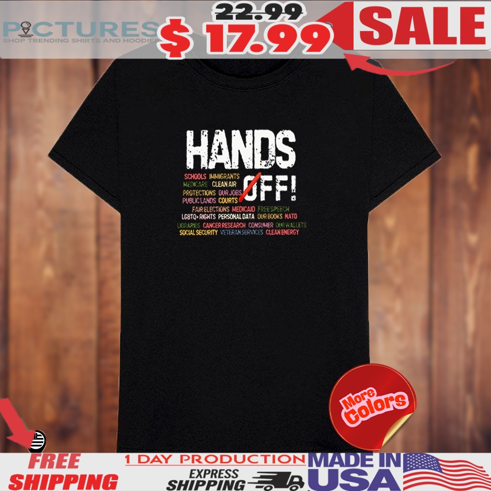 Hands Off Protest Medicare Social Security Shirt