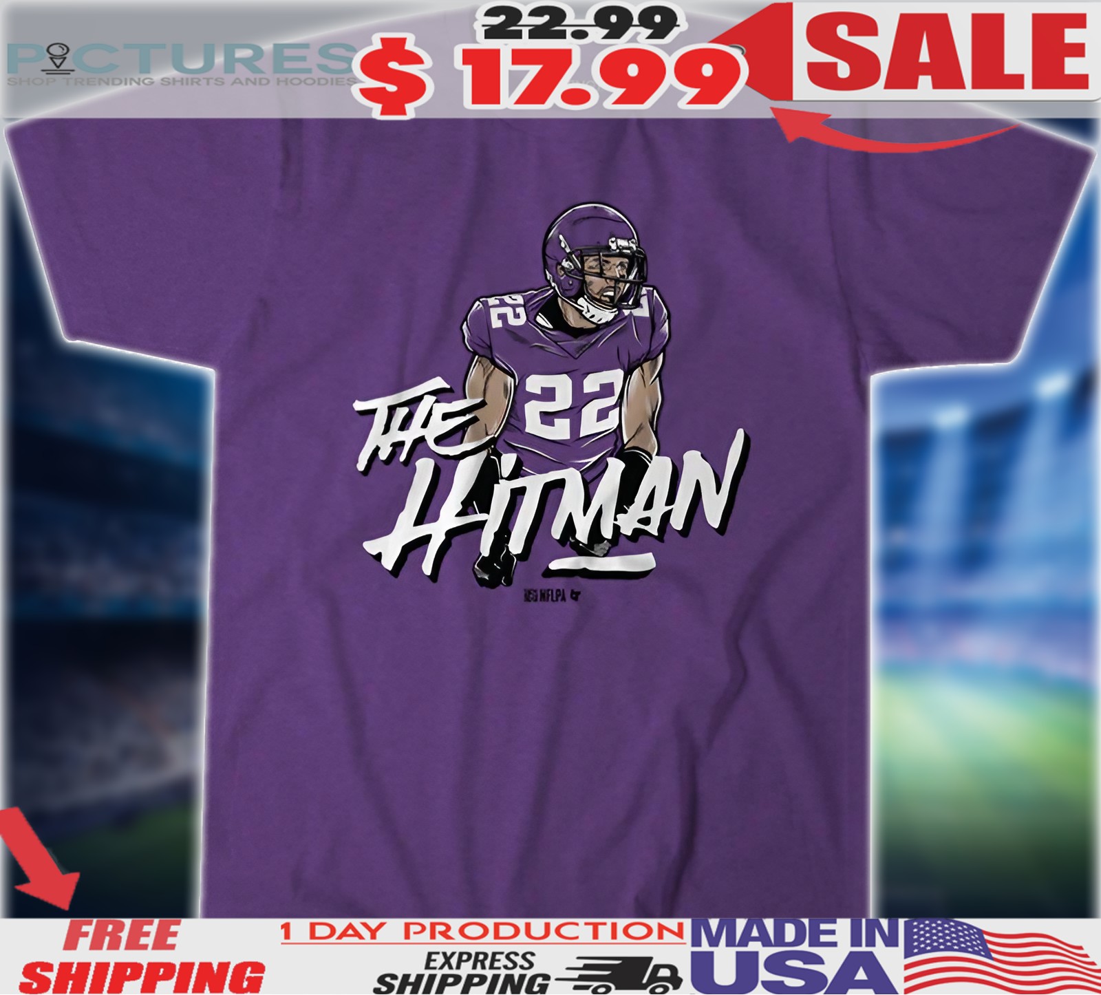 Harrison Smith Minnesota Vikings NFL The Hitman Shirt