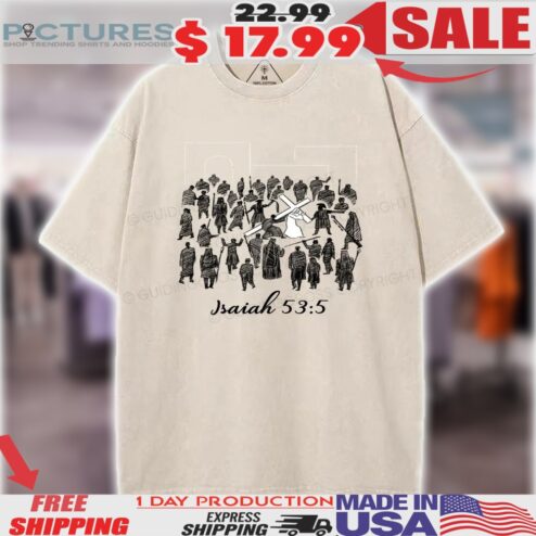 He Was Crushed For Our Iniquities Christian Easter Shirt
