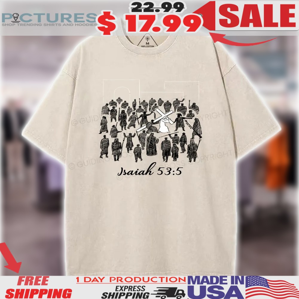 He Was Crushed For Our Iniquities Christian Easter Shirt