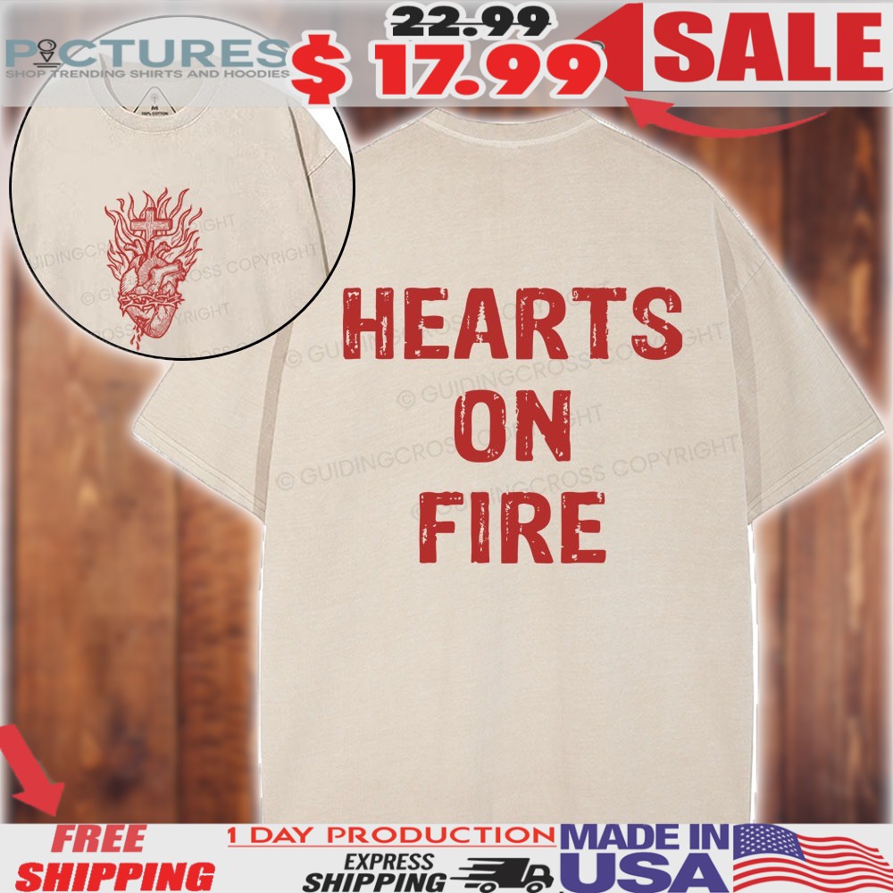 Hearts On Fire Christian Vintage Shirt