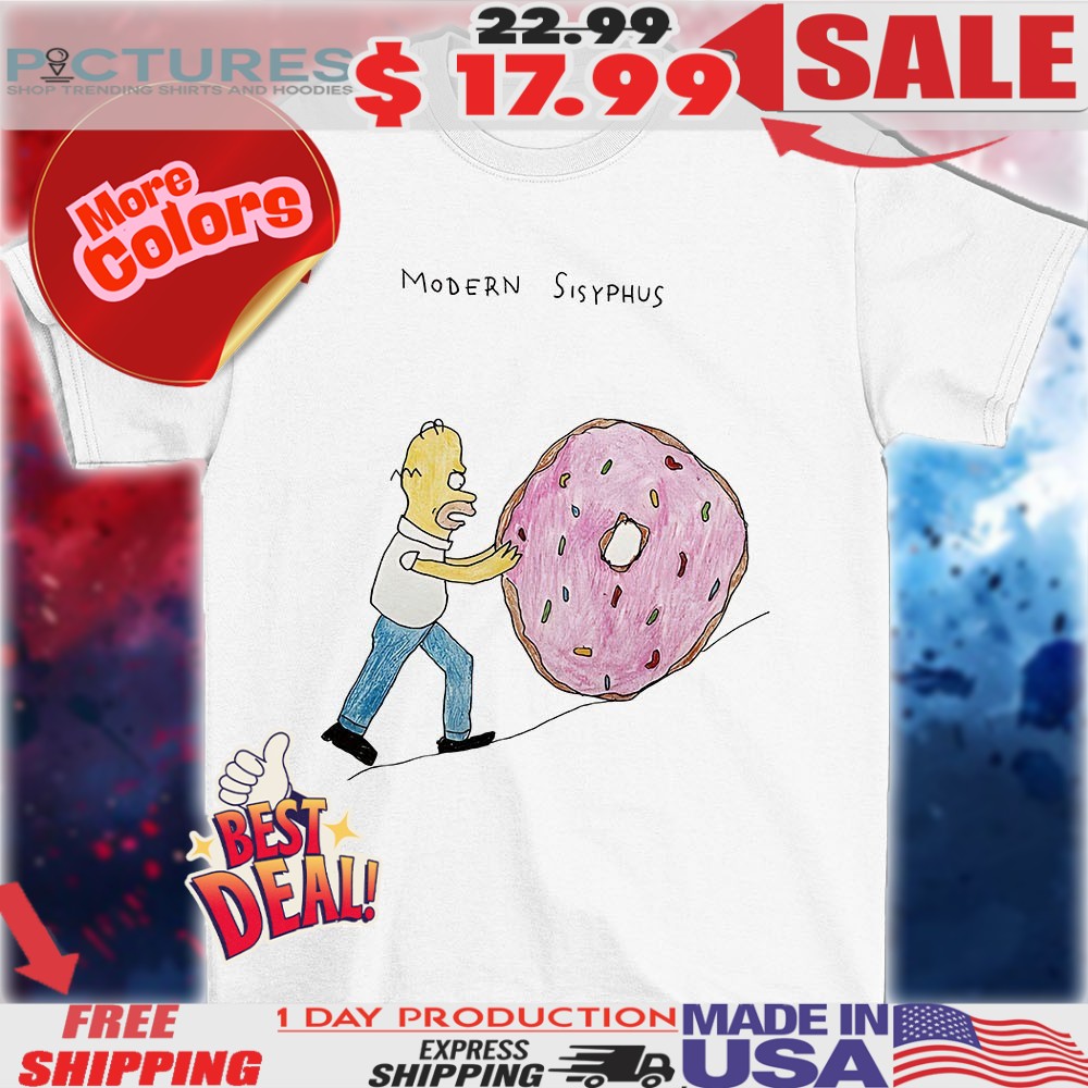 Homer Simpson Donut Modern Sisyphus Shirt